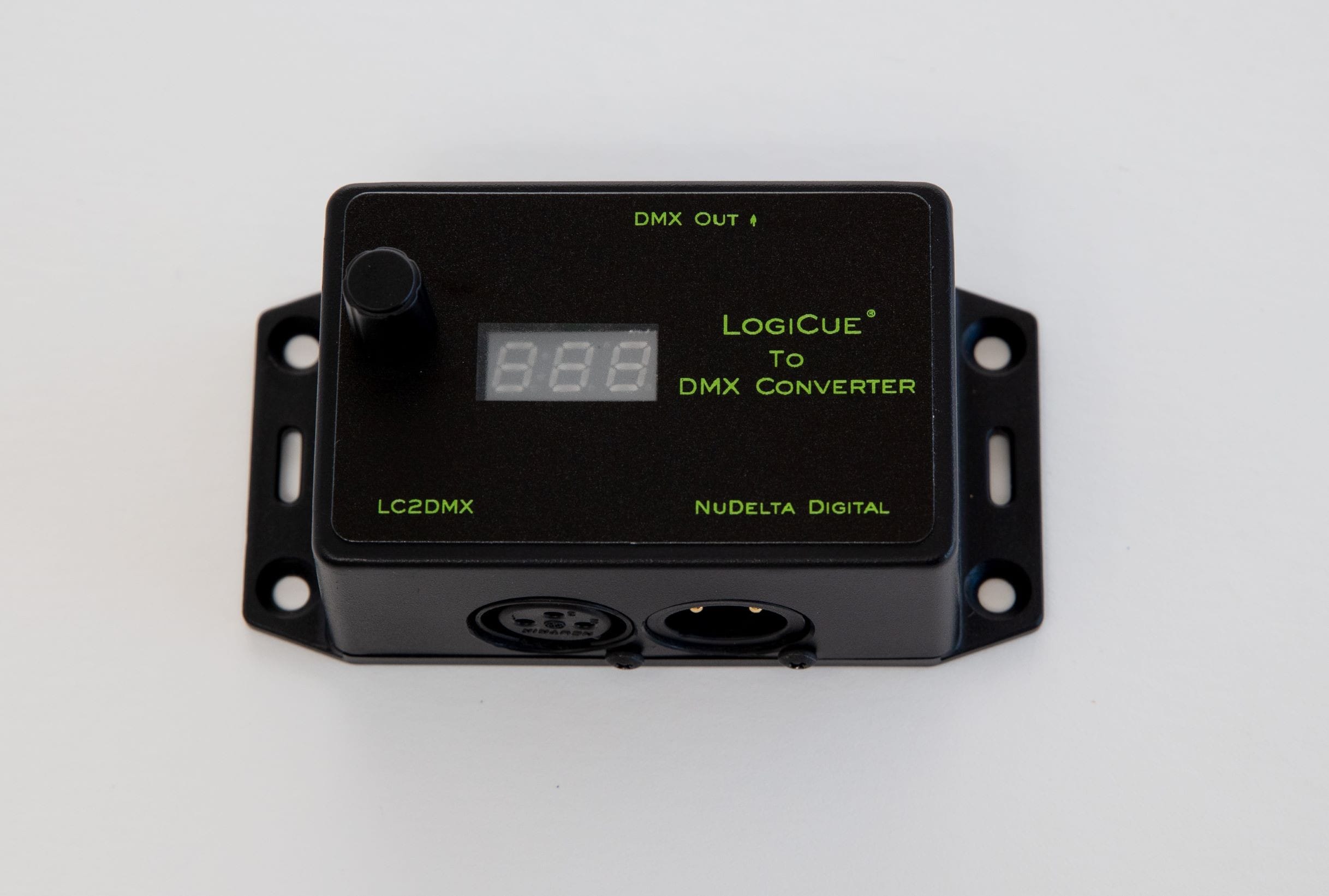A picture of the LC2DMX which is a DMX converter for the LogiCue System.